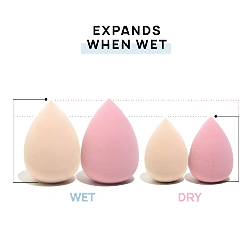 Makeup Blender Latex Free and High-definition Set of 6 for Powder Cream and Liquid - Image 2