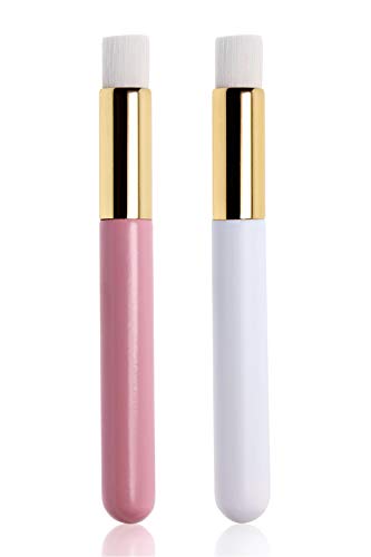 Lash Shampoo Brushes 2Pcs White Pink Eyelash Extension Tools for Women