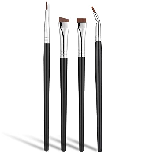 Eyeliner Brushes Set, JASSINS Fine Angled Eyeliner Brushes, Precision Gel Eye Liner Ultra Fine Bent Makeup Brush, 3PCS - Image 5