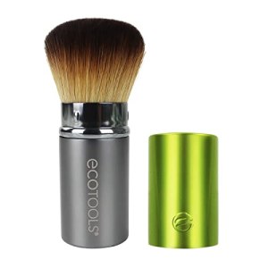 EcoTools Retractable Face Makeup Brush, Soft Bristles, Travel Sized, For Powders and Bronzers