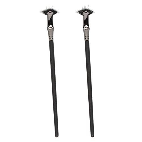 Fan Eyelash Brush Double Layer Prevent Clumping Enhance Lower Lashes