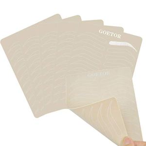 GOETOR 5 Sheets Tattoo Practice Skins Double-Sided Microblading No Ink 8X6”