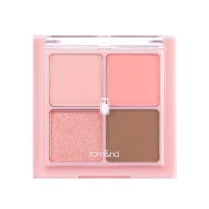 ROMAND Better Than Eyes Milk Series Eye Shadow Palette, W02 DRY PEACH BLOSSOM