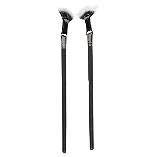 Fan Eyelash Brush Double Layer Prevent Clumping Enhance Lower Lashes - Image 4