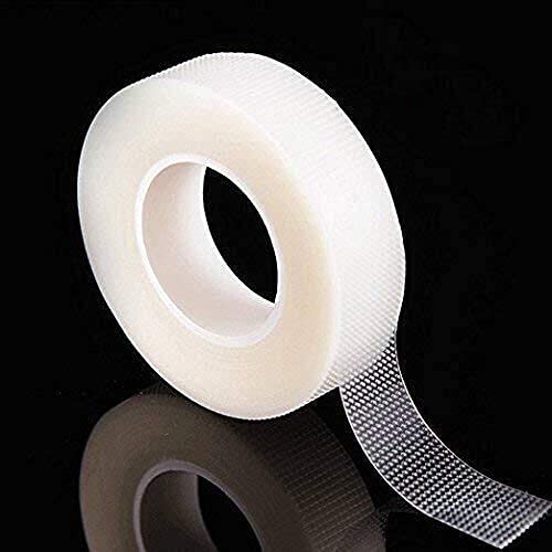 GCQQ Beauty Lash Tape 0.5"x10 Yards, Clear, 6 Rolls, Micropore, Makeup
