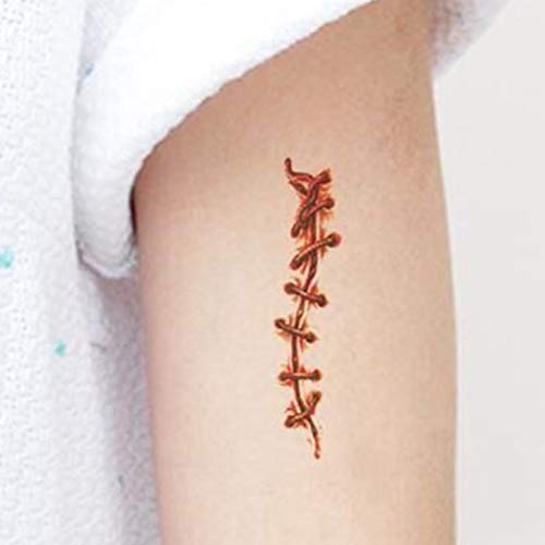 Halloween Waterproof Tattoos Stickers for Men and Women - 10 Sheets - Image 3