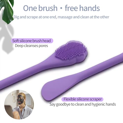 Face Mask Brush, 2 Pcs Makeup Spatula Face Mask Applicator - Image 2