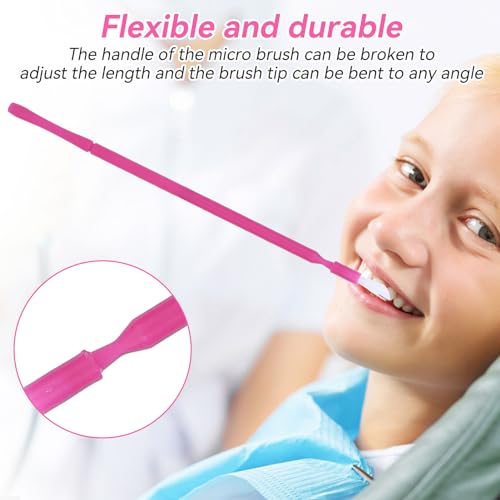 Dental Micro Brush 100pcs Ultrafine Applicator Eyelash Q Tips Cotton Swabs for Mascara and Personal Care - Image 4