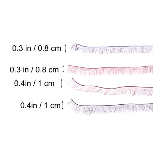 HEALLILY Fake Eyelashes Long Natural Handmade Doll Accessories for DIY Teddy Bear - Image 5