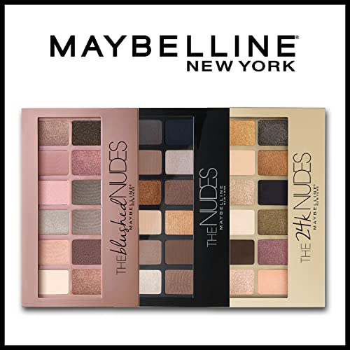 Maybelline New York The Blushed Nudes Eyeshadow Palette 0.34-Ounce - Image 4