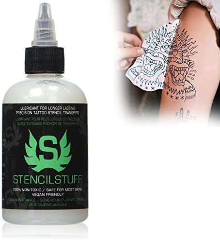 Stencil Stuff Tattoo Thermal Solution, 4oz, Freehand & Thermal Paper, Clear Transfer - Image 2