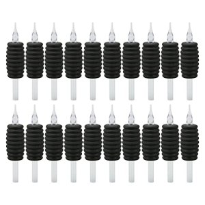 20pcs Tattoo Handle Grip, 25mm Black ZJchao
