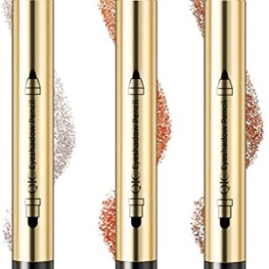 Glitter Eyeshadow Pencil, Long Lasting, Waterproof, Multi-Metallic, Charming Eye Makeup