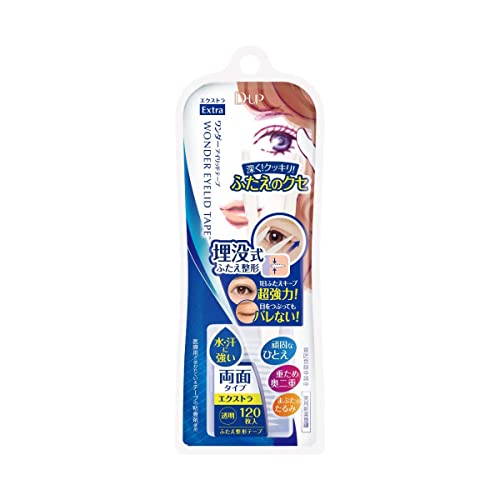 D.U.P 120 Piece Wonder Eyelid Tape Extra Eye Makeup 1.1oz
