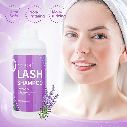 Eyelash Extension Cleanser 60ML Natural Lash Extension Shampoo Unscented Professional Eyelid Foaming Cleanser Paraben & Sulfate Free - Image 28