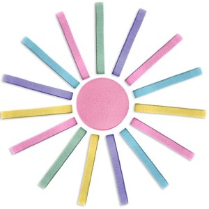 120Pcs Facial Sponge Compressed, PVA Makeup Removal Wash Pads, Exfoliating and Mask, 5 Colors