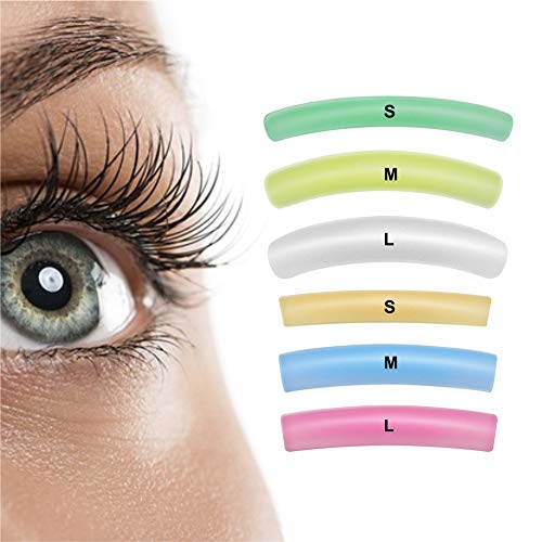 Libeauty Lash Lift Rods Pads 12 PCS Eyelash Perm Lift Silicone Pads Reusable
