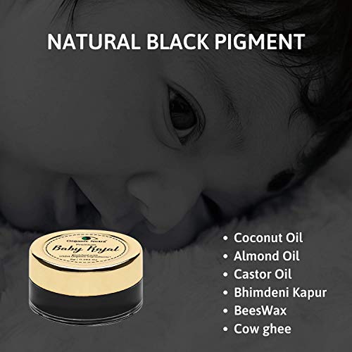 Jex Baby Kajal - 100% Natural, Organic Ingredients, Water Resistant - 8g - Image 2