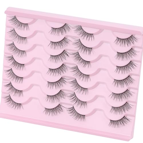 EMEDA 10 Pairs 3D False Eyelashes Natural Look Lightweight Reusable - Image 35
