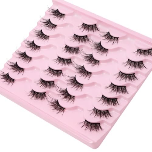 EMEDA 10 Pairs 3D False Eyelashes Natural Look Lightweight Reusable - Image 67