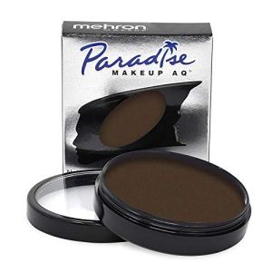 Paradise Makeup AQ 40g Dark Brown Face & Body Paint by Mehron