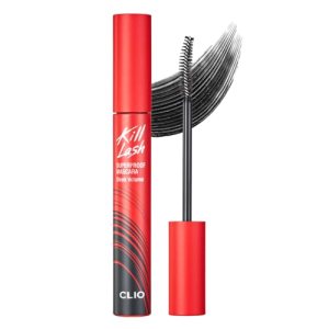 CLIO Kill Lash Superproof Mascara | Lengthening, Volumizing, Waterproof, Smudge Proof, Long Lasting (03 Sleek Volume)