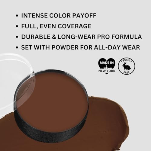 Mehron Color Cups Face and Body Paint - Wolfman Brown 0.5 Oz/14g - Image 2