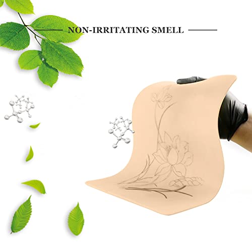 Tattoo Practice Skins - Yangna 10Pcs Double Sides 7.4x5.6" Microblading Eyebrow Blank - Image 7