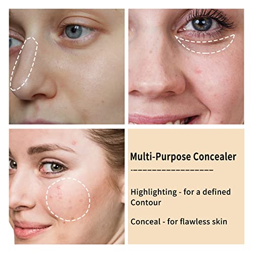 Boobeen 2Pcs Concealer Pen, Precision Application, Lightweight & Creamy - Image 2