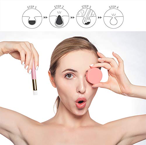 Lash Shampoo Brushes 2Pcs White Pink Eyelash Extension Tools for Women - Image 4