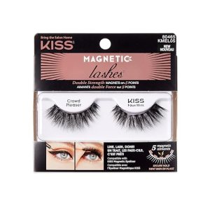 Kiss Faux Mink Magnetic Lashes 05 Crowd Pleaser Black KISS 1 Pair
