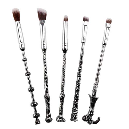 Potter Magic Wand Brush Set 5 Pieces Silver Black Ithyes - Image 3