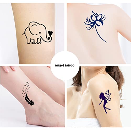 Tattoos Stencil Template, 115 Pattern Tattoo Stencils, Removable Stickers, Body Art Pack, PVC Material - Image 4