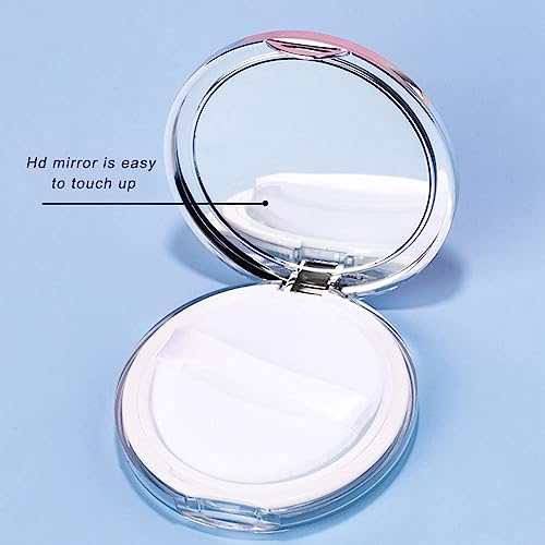 Refillable Loose Powder Box, Portable Container with Powder Puff, Prevent Powder Leakage, DIY Design, High-Quality Material - Image 2