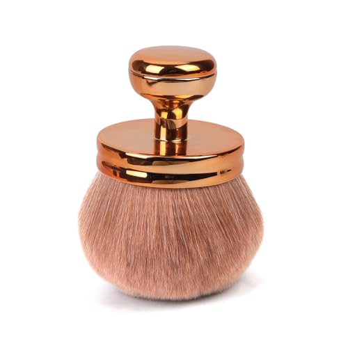 Large Self Tanning Brush, Oval Body Makeup Brush, Rose Gold, Wide Brush Head, Sunscreen Brush