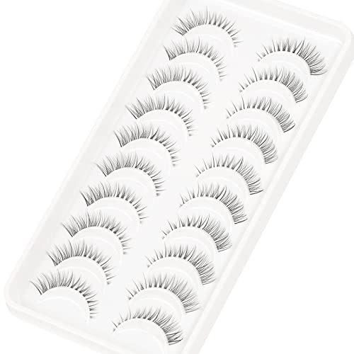 EMEDA 10 Pairs 3D False Eyelashes Natural Look Lightweight Reusable - Image 56