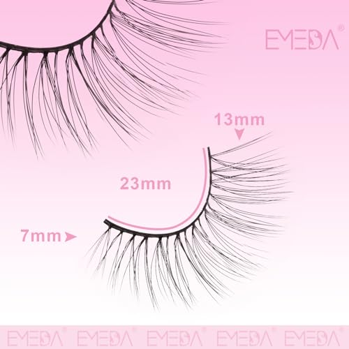 EMEDA 10 Pairs 3D False Eyelashes Natural Look Lightweight Reusable - Image 5