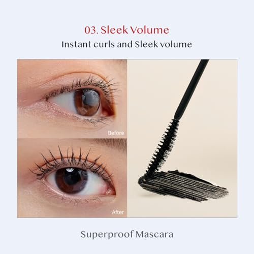 CLIO Kill Lash Superproof Mascara | Lengthening, Volumizing, Waterproof, Smudge Proof, Long Lasting (03 Sleek Volume) - Image 2