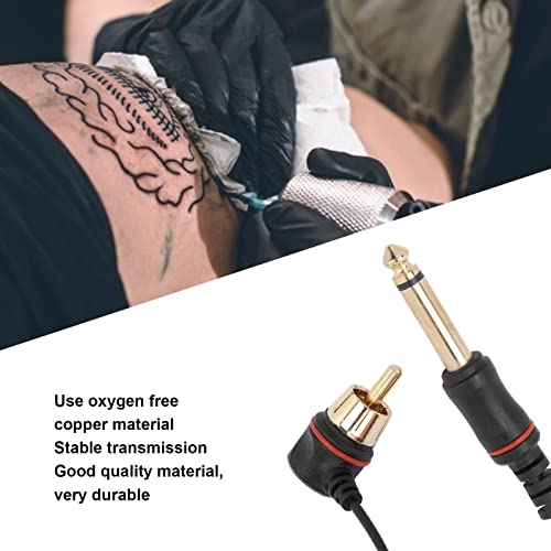 FILFEEL 6.56ft Right Angle RCA Cable, Tattoo Clip Cord with High Temperature Resistance - Image 2