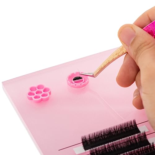 Ekyss 3-in-1 Lash Extension Pallet Acrylic Holder Bigger Size - Image 3