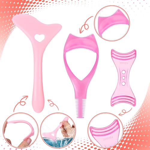 XINRUI 6Pcs Mascara Shield Applicator Guard, 3 in 1 Makeup Cosmetic Eyelash Tool - Image 2