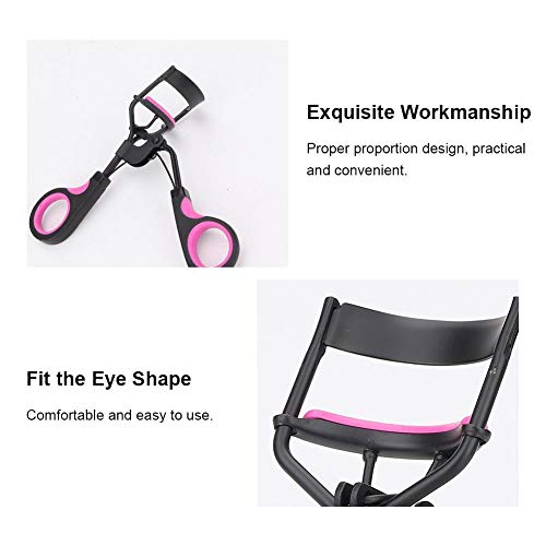 Professional Eyelash Curler, Wide Angle Stainless Steel Lash Curler - Fits All Eye Shapes - Image 2