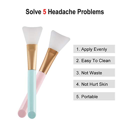 Silicone Face Mask Brush Beauty Makeup Applicator Tools - Image 2