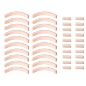 Mini Eyelash Curler Cat Claw Professional Lash Curler Tool with Extra Silicone Replacement Pads Pink