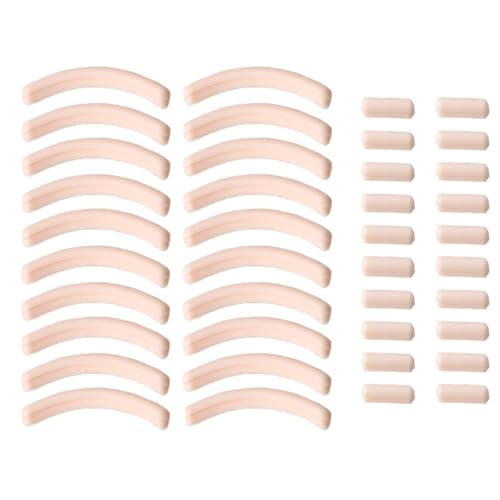 Mini Eyelash Curler Cat Claw Professional Lash Curler Tool with Extra Silicone Replacement Pads Pink