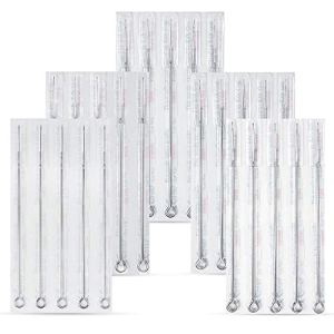 Tattoo Needles Set Disposable Sterile Tattoo Guns Needles Mixed Size 3RL 5RL 7RL 9RL 5M1 25-Pieces YICOTA