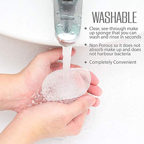 Silicone Makeup Sponge Washable Premium Quality Gel Foundation Makeup and Puff - Image 4