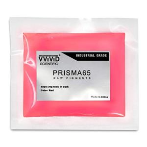 VViViD Orange Red Glow Dark Pigment Powder 30g/1oz Packet 25 Micron