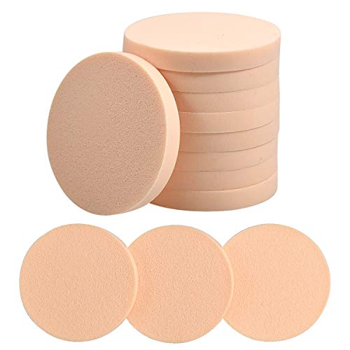 12Pack Complexion Makeup Sponge, Dual-Use for Liquid Foundation, Face Paint, Flawless Coverage