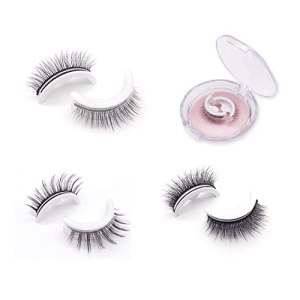 Reusable Self-Adhesive Eyelashes 3-Pair Pack Natural Look False Lashes